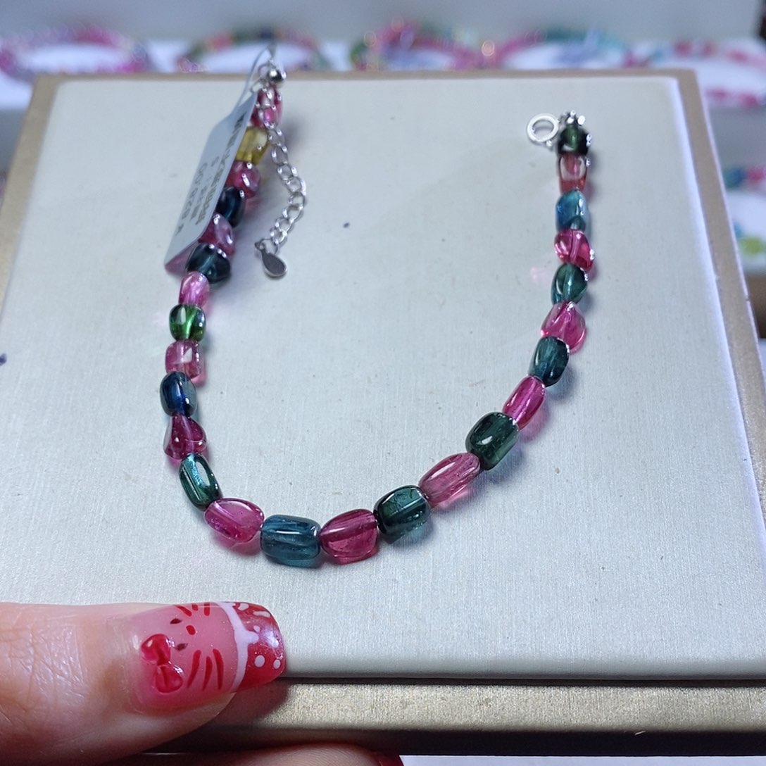 手链未镶嵌碧玺h*y糖豆