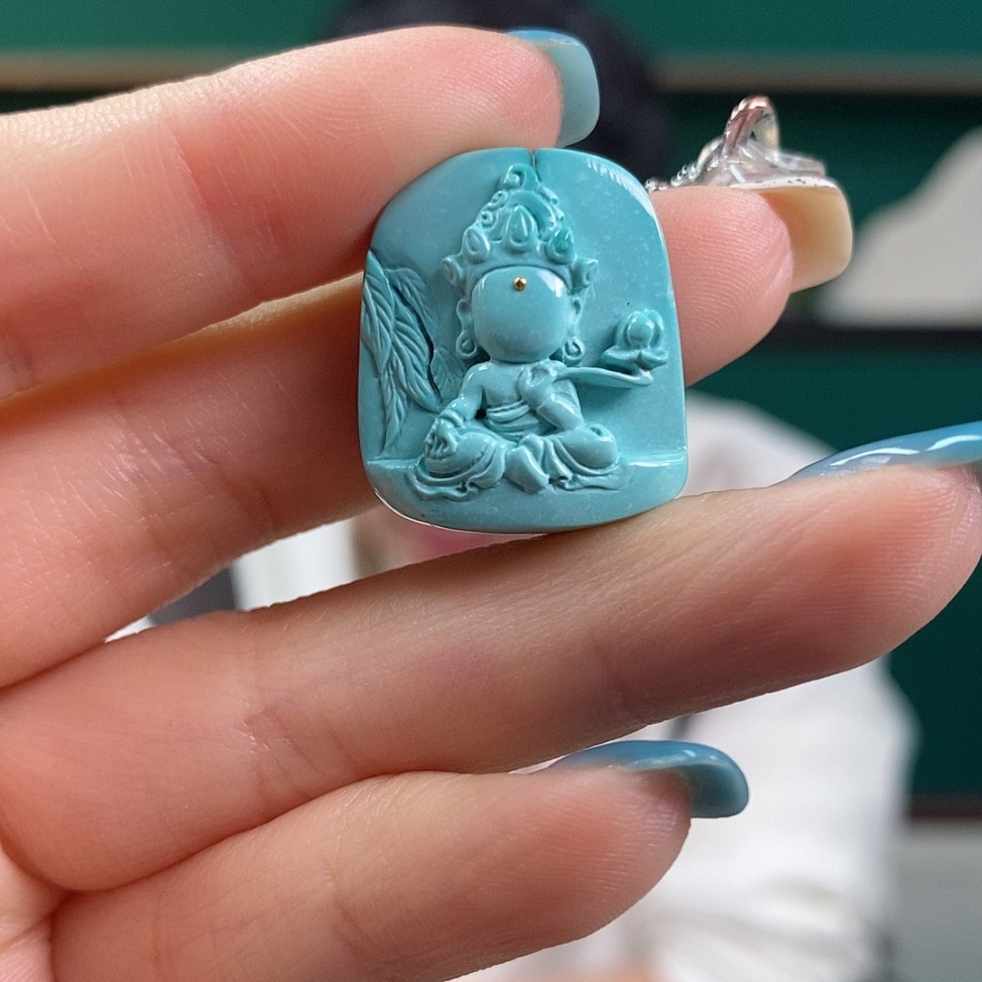 绿松石珠宝奇石未镶嵌