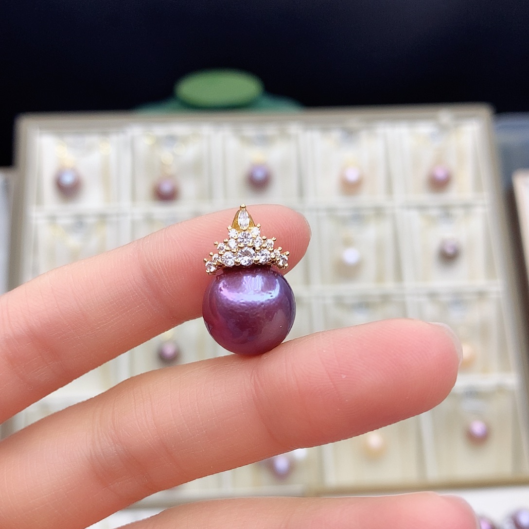 淡水珍珠颈饰合金