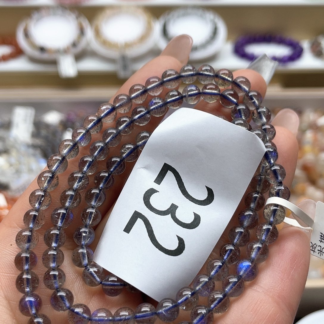 长石天然手链未镶嵌