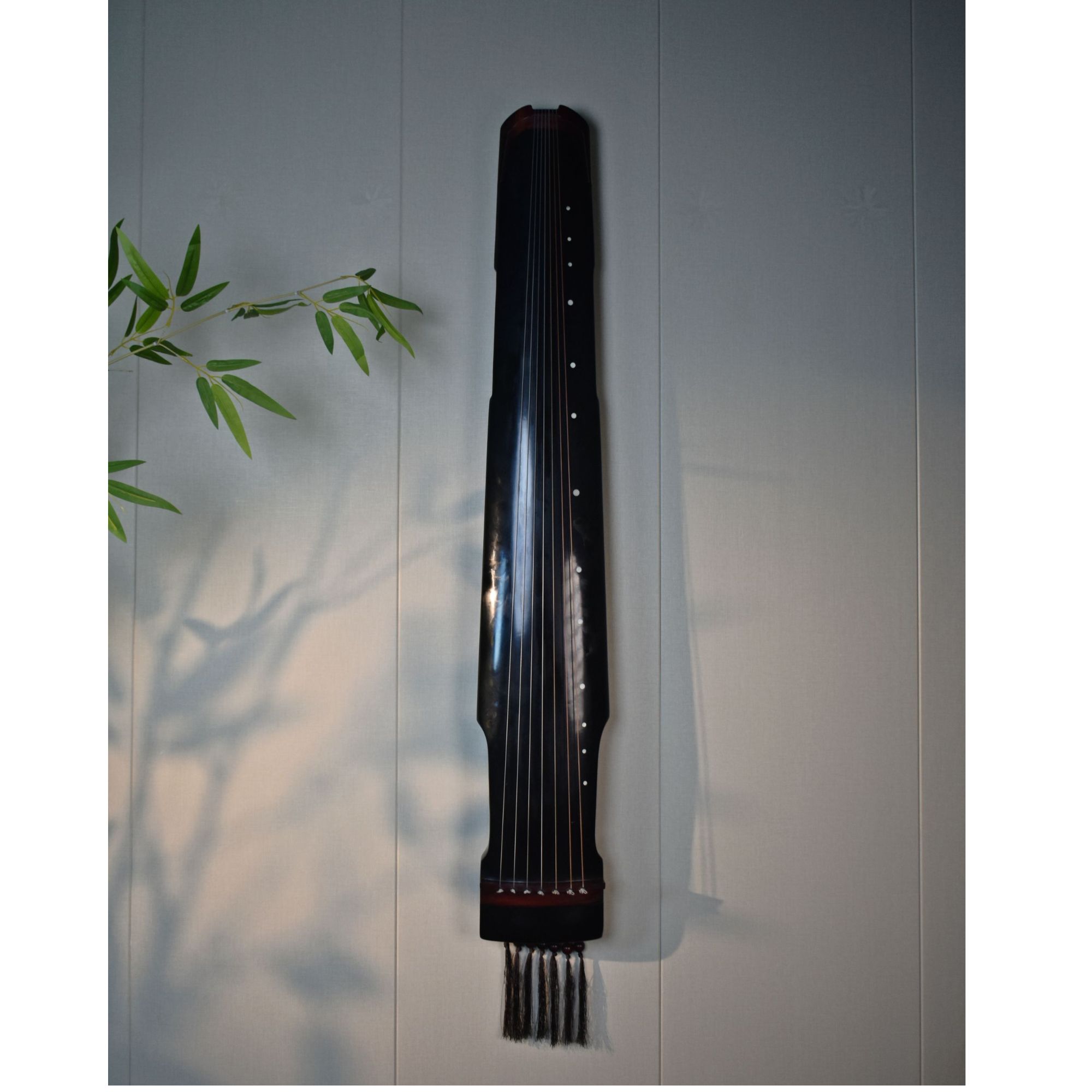 古琴七弦古琴仲尼式杉木古琴鹿角霜生漆演奏七弦琴