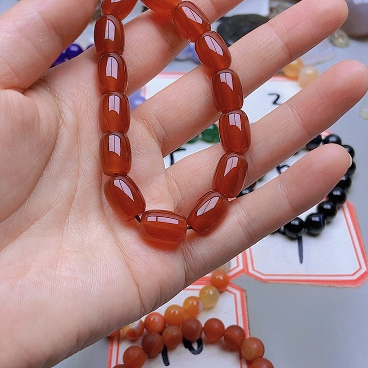 【闪购商品】未镶嵌玛瑙/玉髓珠宝半成品文****）