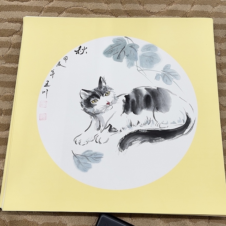 国画花鸟的翅膀和翅膀是