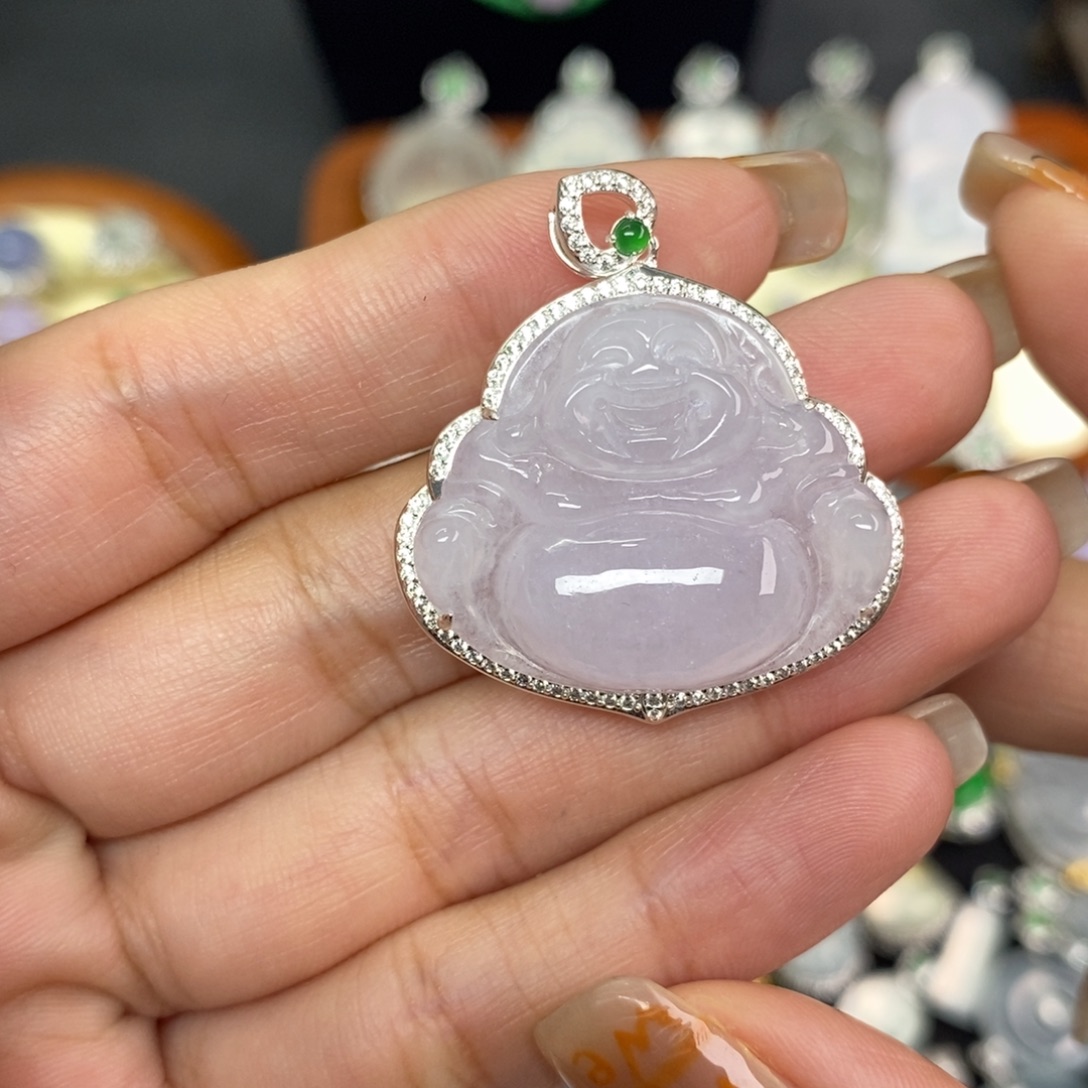 翡翠未镶嵌颈饰A货翡翠