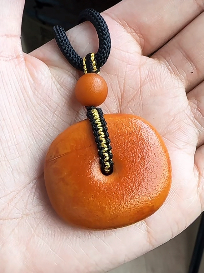 【齐福珠宝】天然琥珀蜜蜡藏扣（多样性发其一）