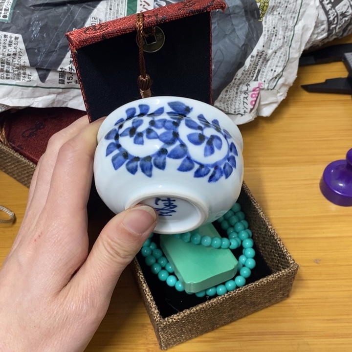 瓷中古工艺品一件