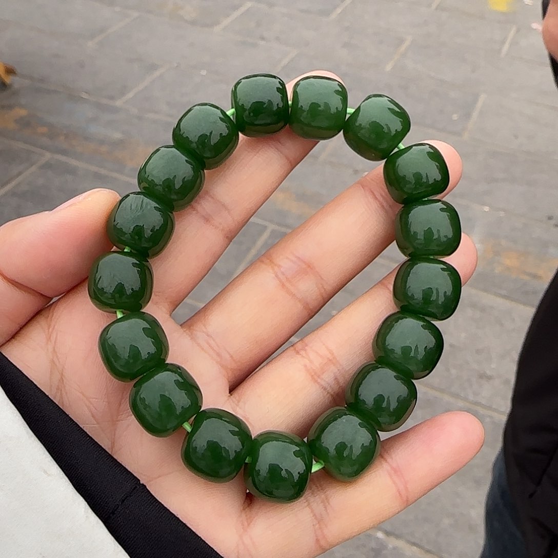 和田玉手链未镶嵌12✖️13