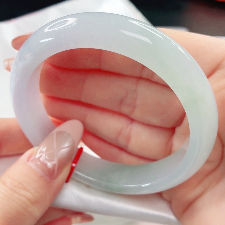 翡翠未镶嵌手镯57.2x017