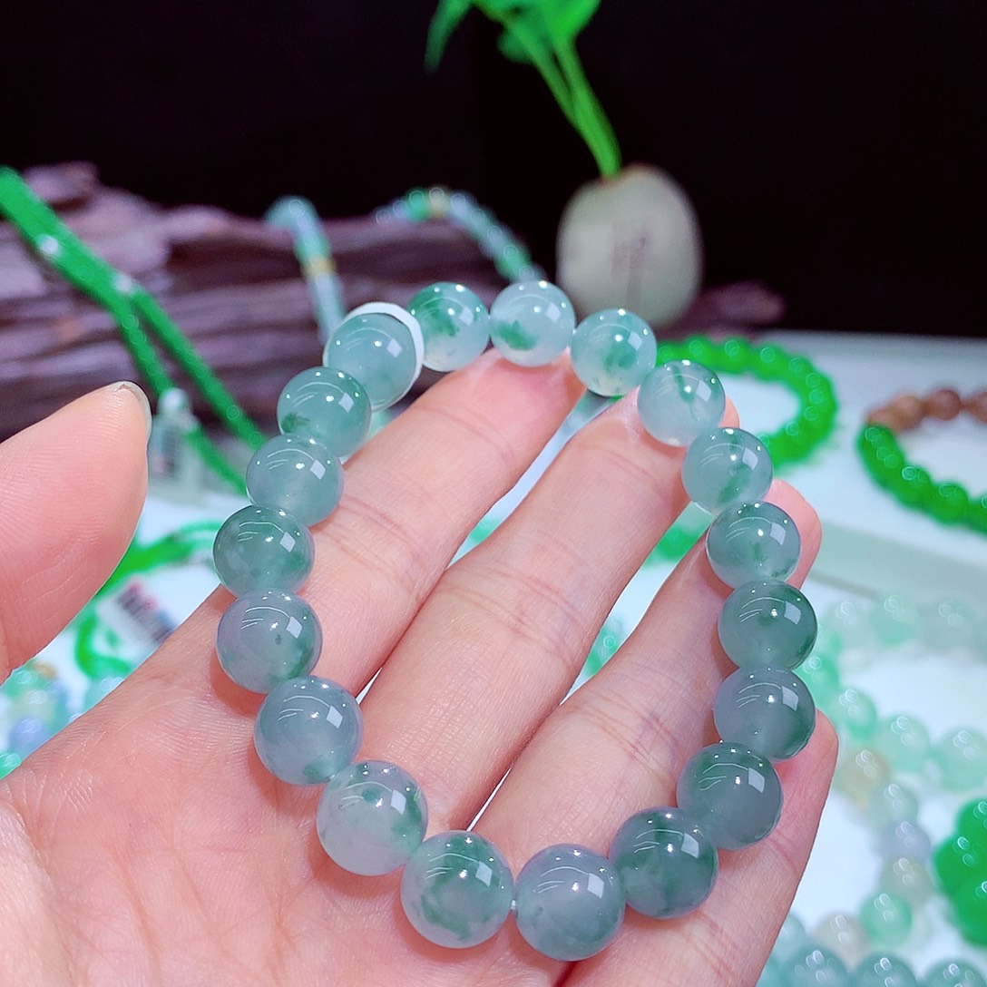 未镶嵌手链翡翠缅甸天然翡翠A货