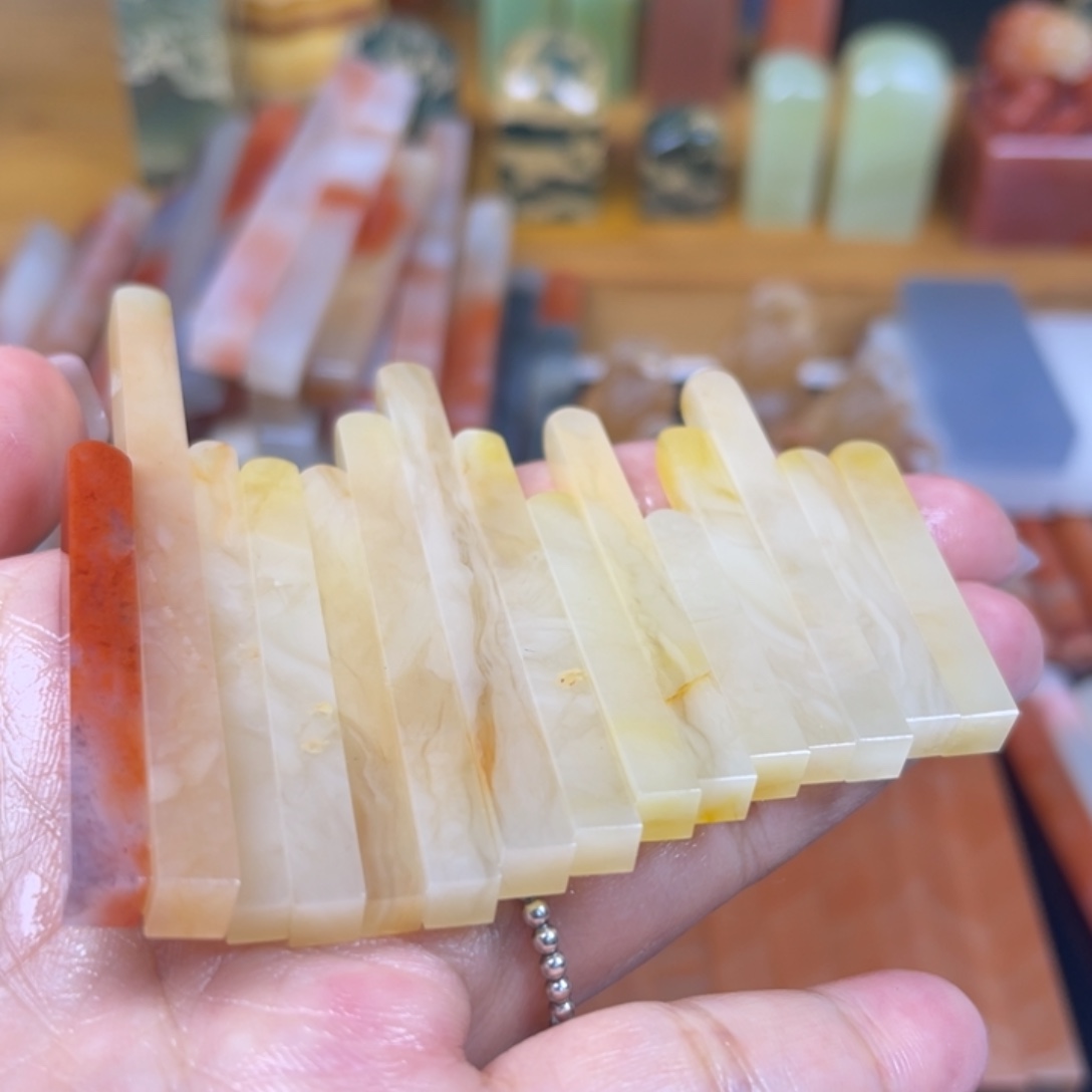 青田石印石老挝石0.4-0.5-0.6牙签×15