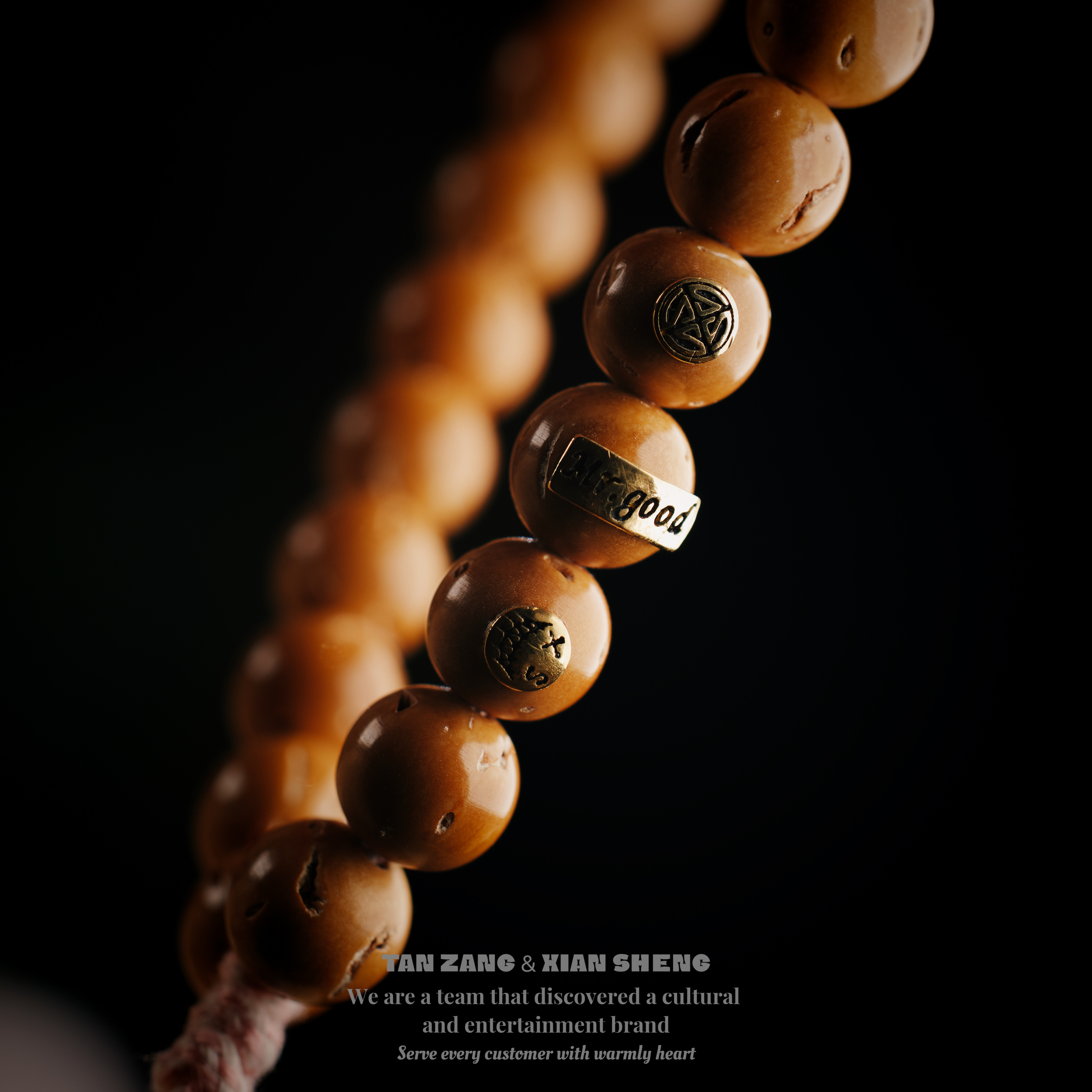 《探藏指南甄选》先生手作桃核文玩手串红魔核桃核核壁单圈