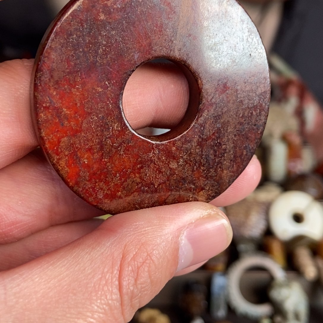 和田玉挂件未镶嵌潘*涛