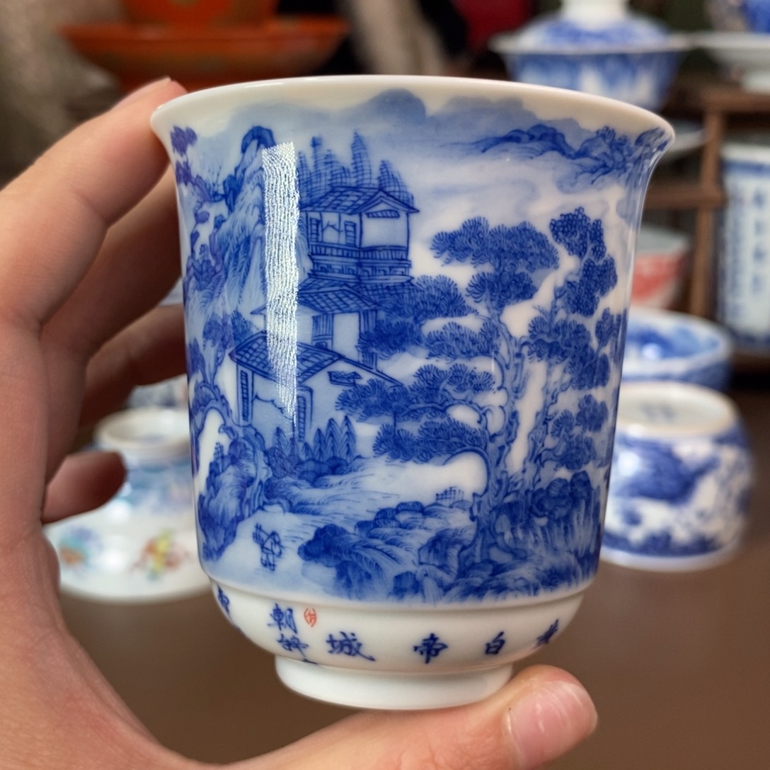 景德镇陶瓷手工手绘