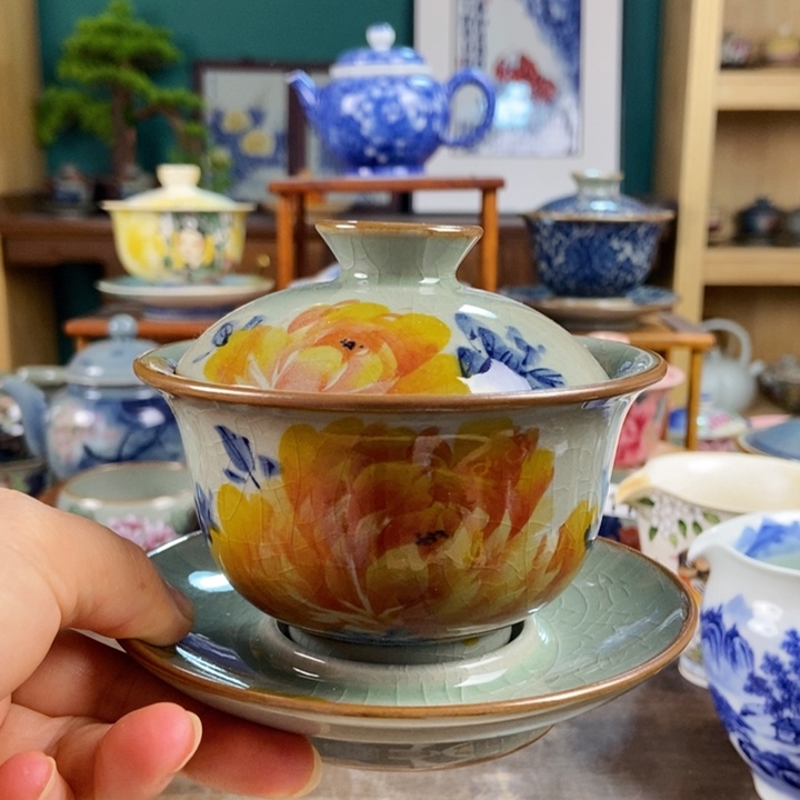 瓷片手工制作工艺精湛等特点