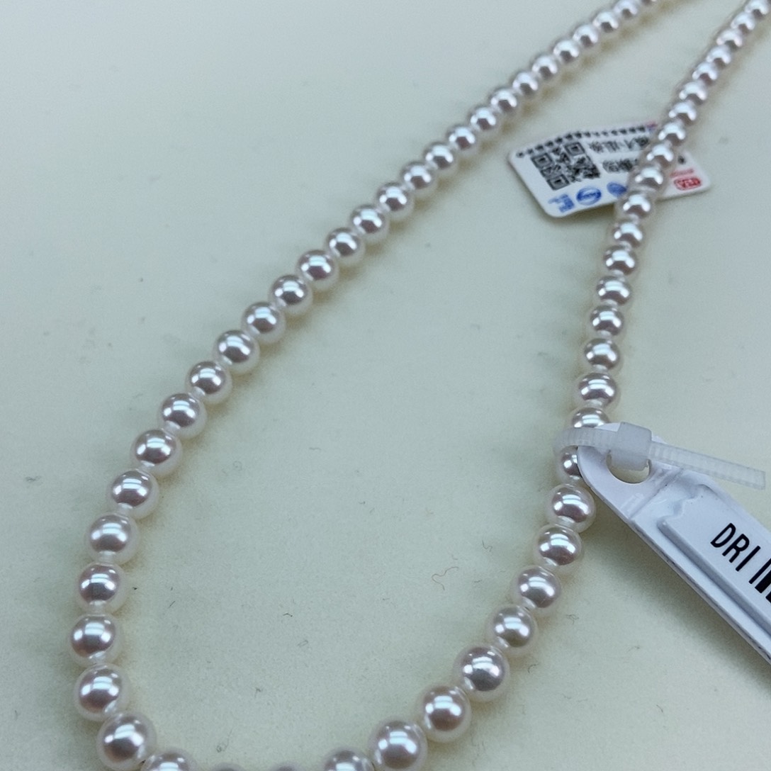 淡水珍珠5.5极强光几乎无暇银S925镶嵌