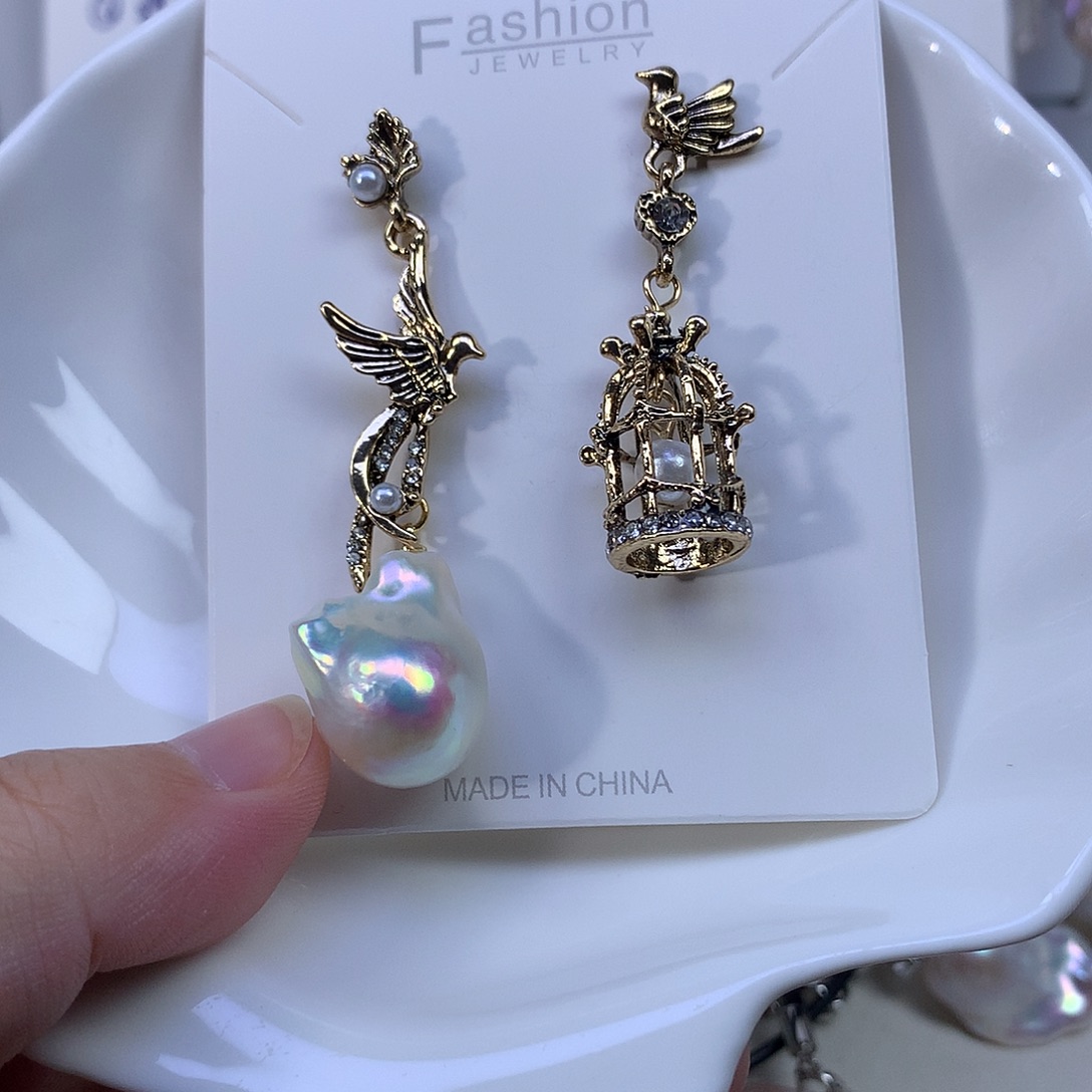 淡水珍珠合金耳饰特价4147