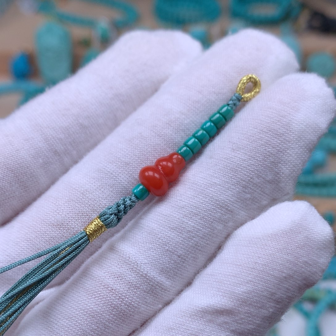 绿松石精品配饰直径3+mm未镶嵌