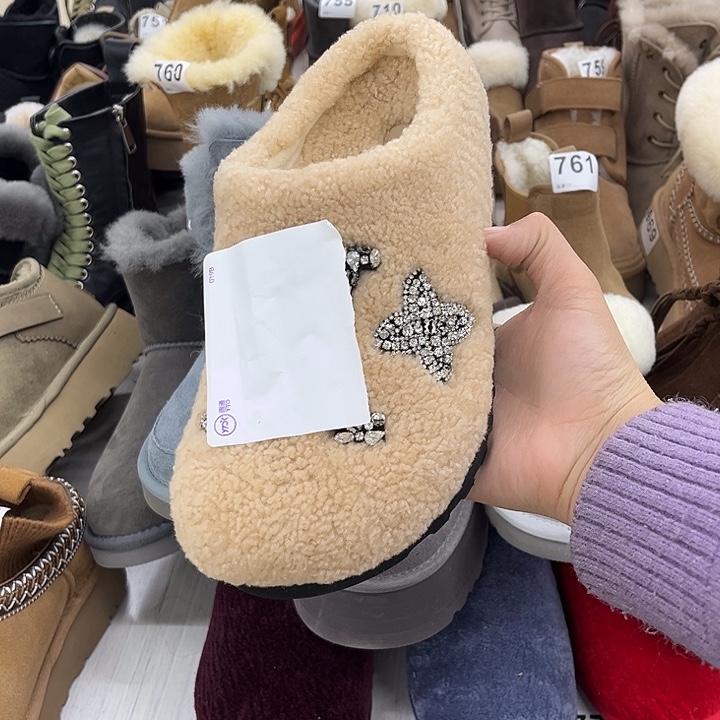 杏色毛拖鞋38码数