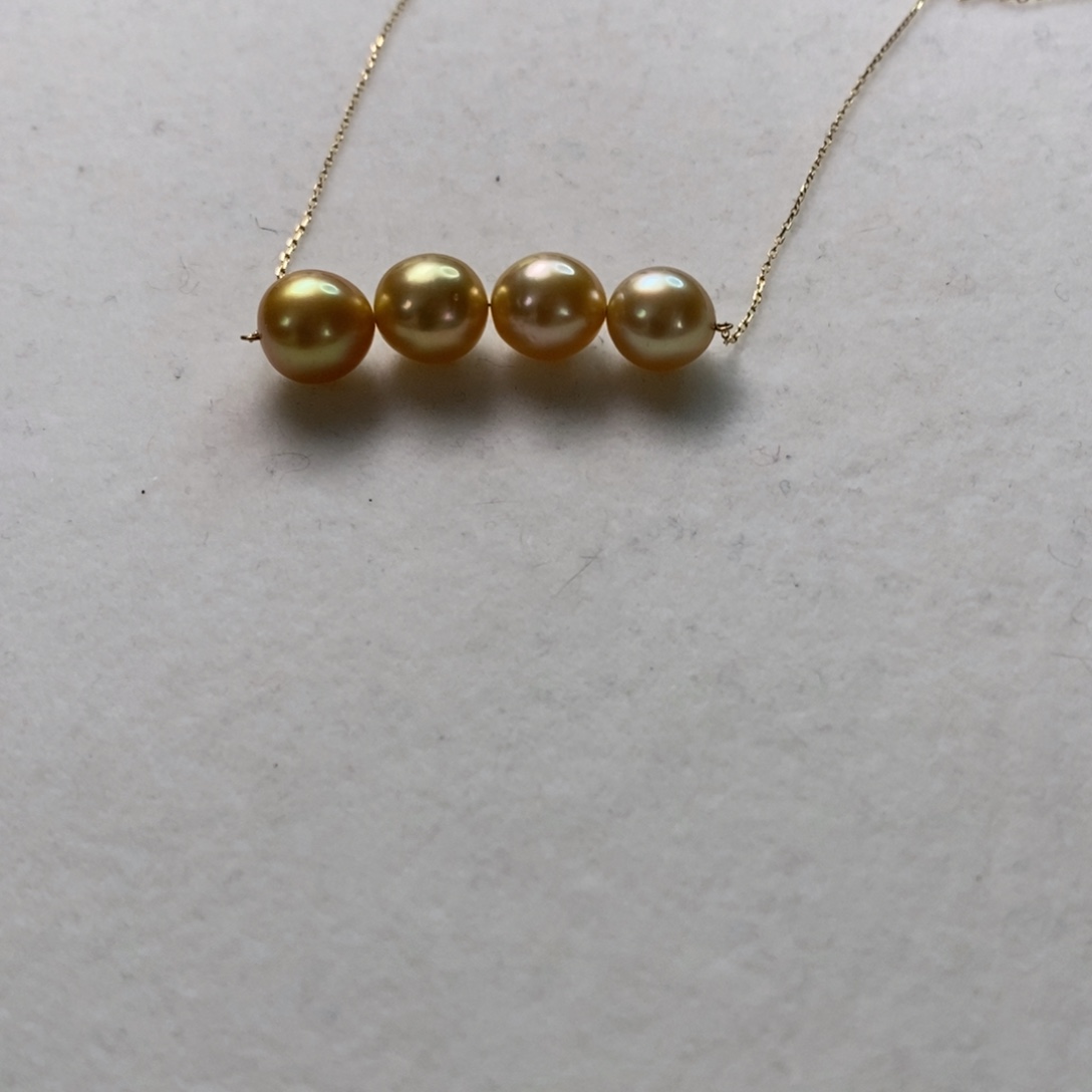 海水珍珠颈饰18K金镶嵌