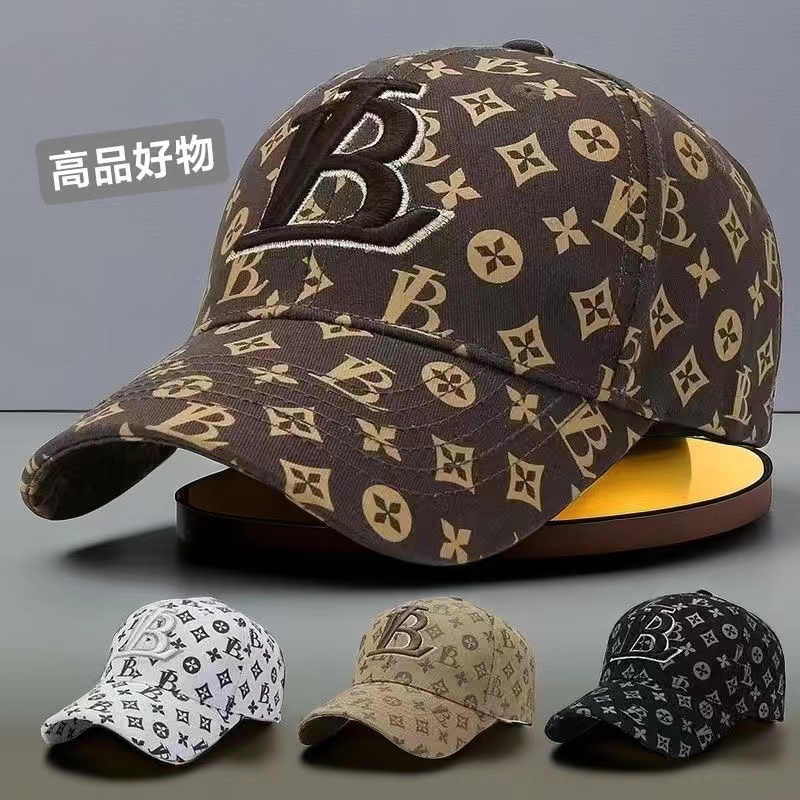 正版LB高品刺绣印花百搭休闲棒球帽