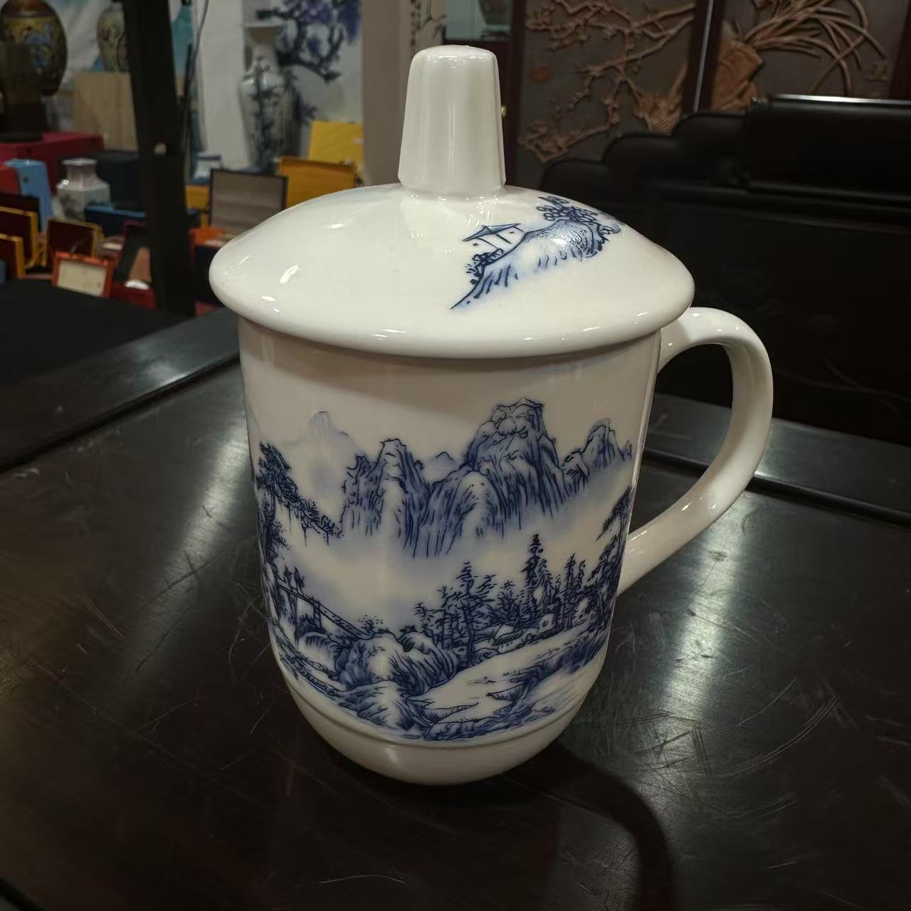一天秋色雪糕办公杯