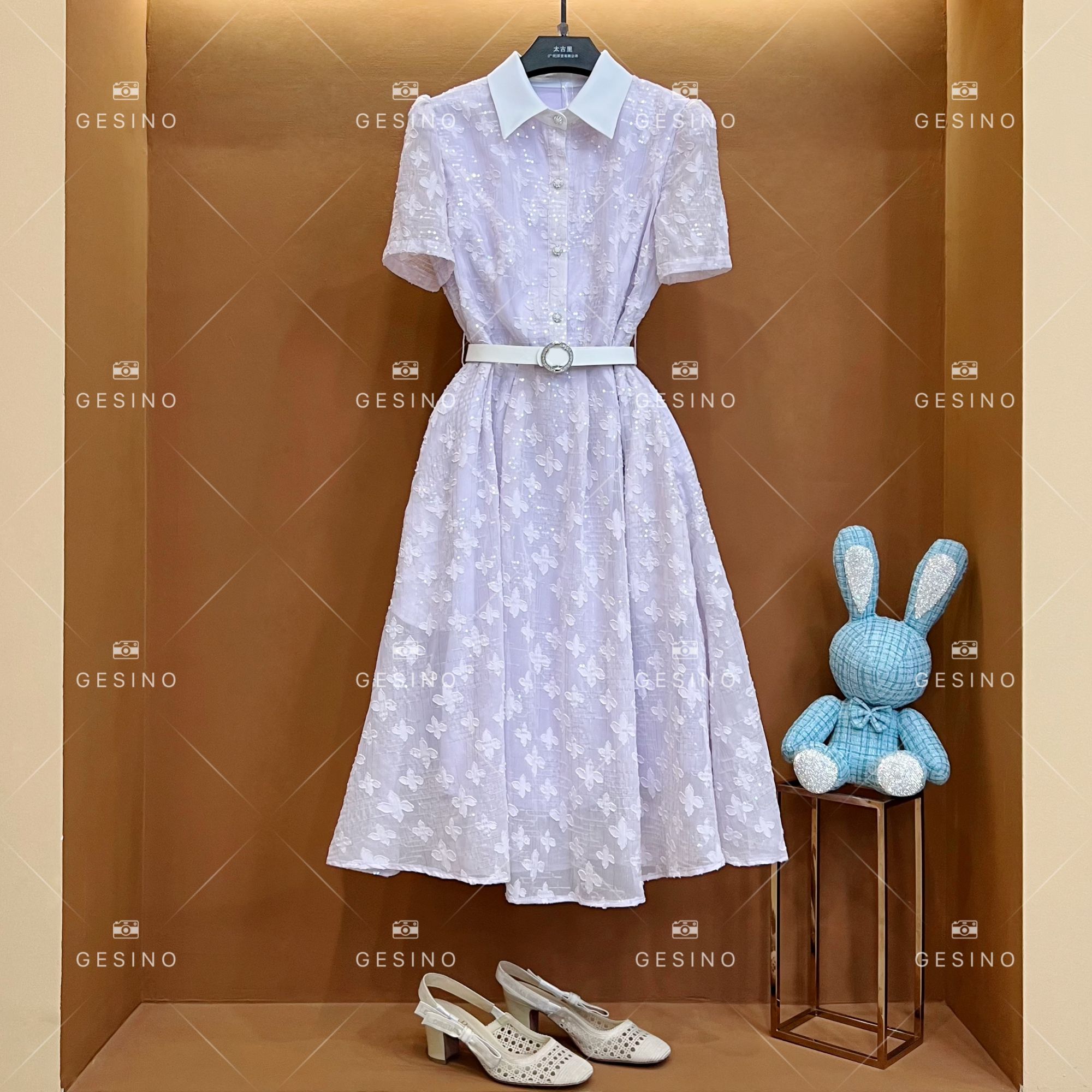 【M】春夏丨设计师款轻奢气质显瘦女装连衣裙 CX-2024211