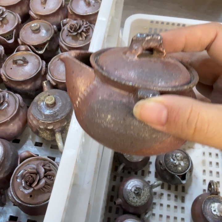 陶盘精品柴烧福利放漏