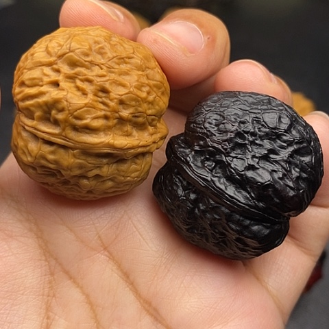 文玩核桃把件39尺元宝蟾