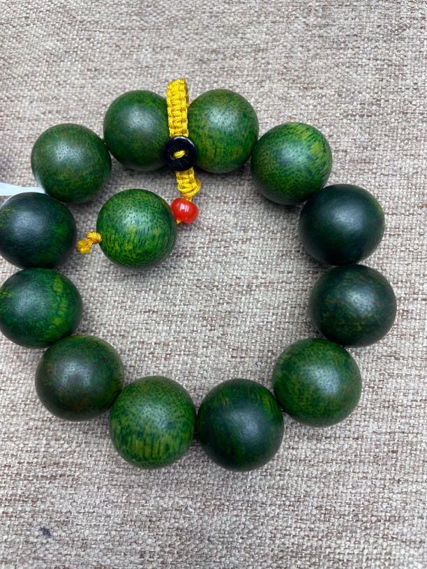 沉香木串文玩老料 手串 44号