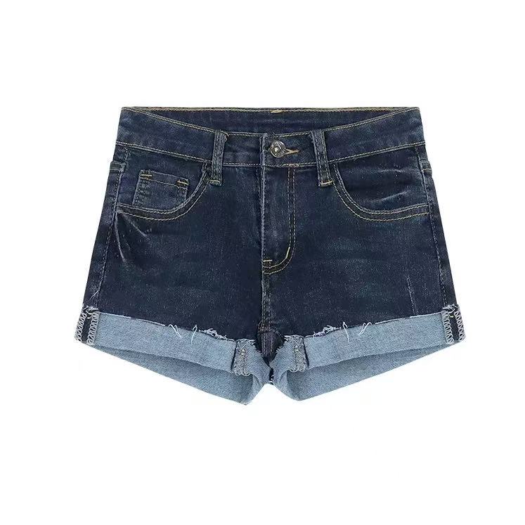 徐秋阳  超辣短裤  百搭时尚休闲设计感显瘦显腿长牛仔短裤N0100