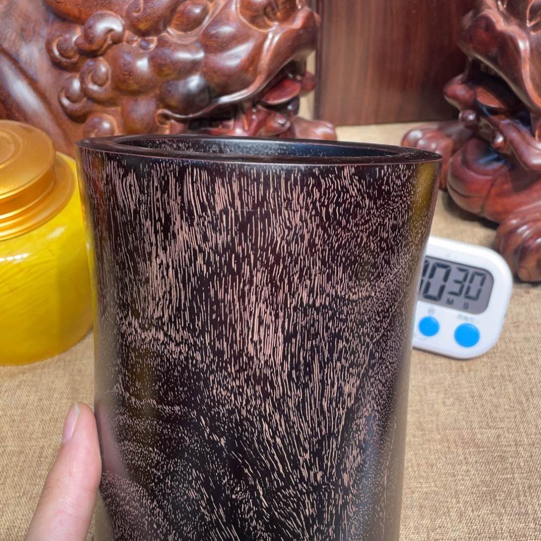 木九*、笔筒小叶紫檀