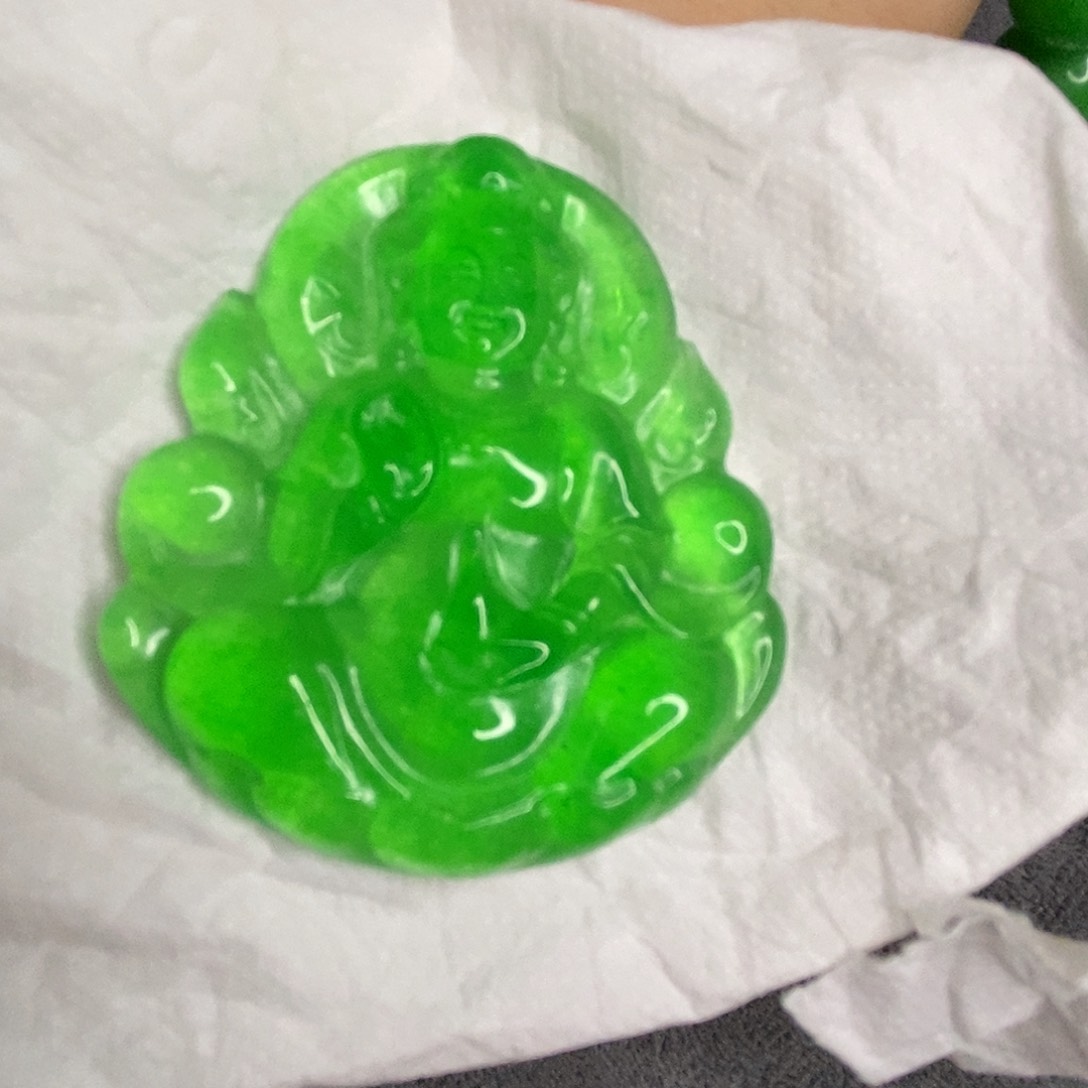 548 缅玉保真精品吊坠