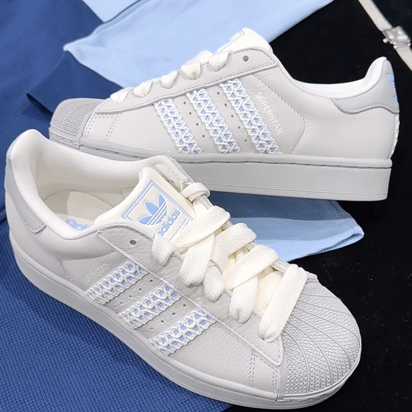 adidas/阿迪达斯SUPERSTAR II 女时尚经典贝壳头板鞋运动鞋JQ8729