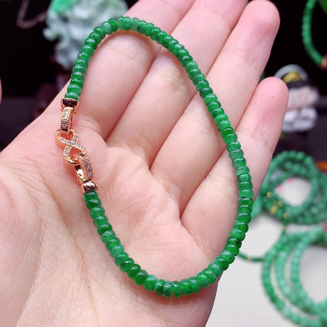 翡翠未镶嵌手链翡翠