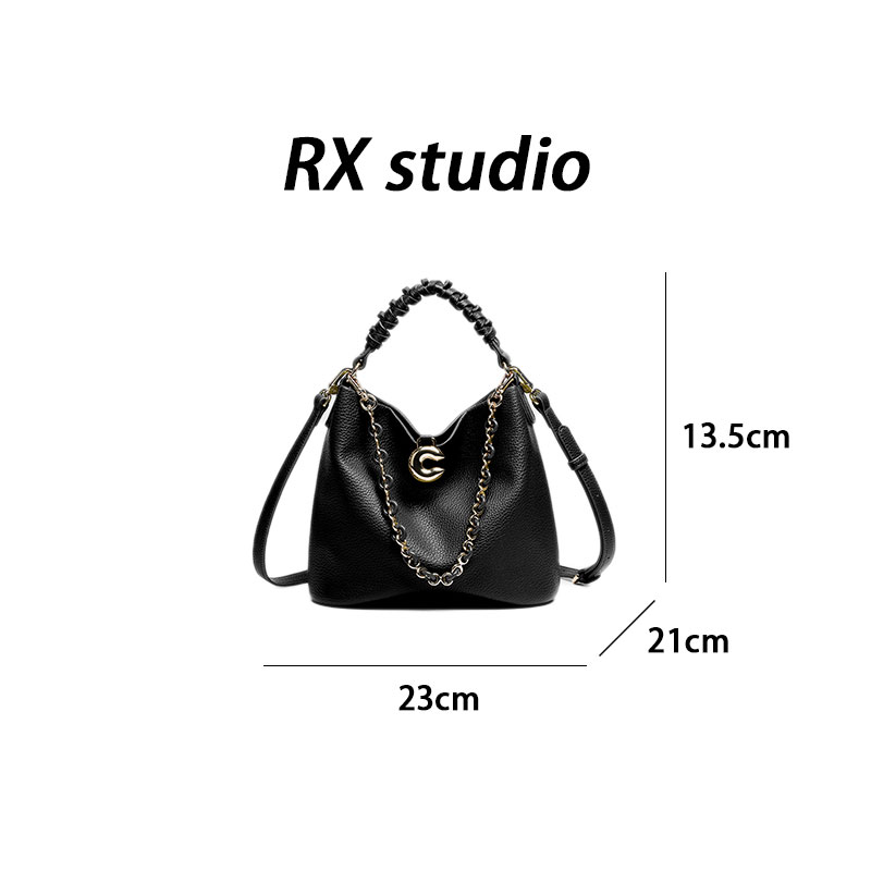 【南沙瑞熙】RC-25415-黑色 轻奢小众时尚百搭女士包包