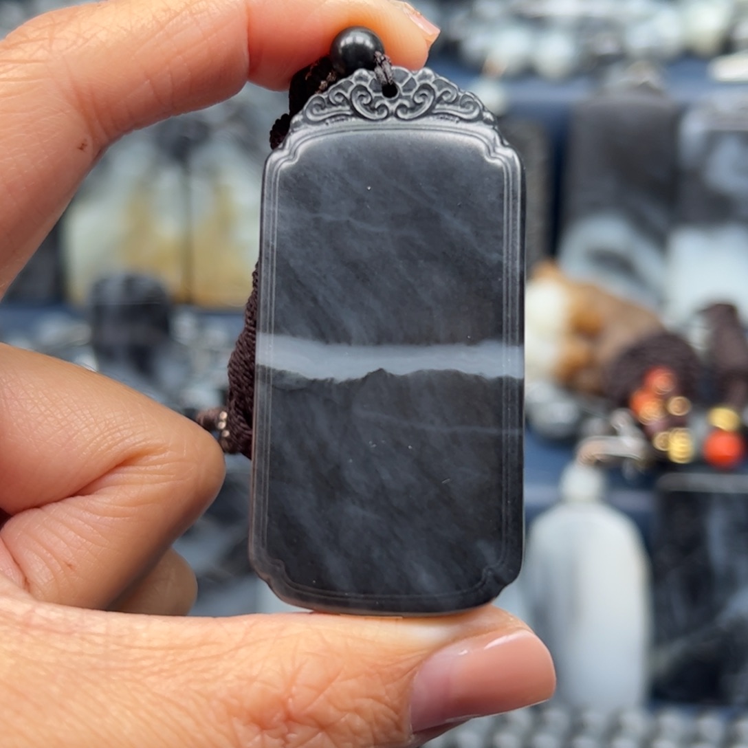 和田玉挂件未镶嵌男**洋