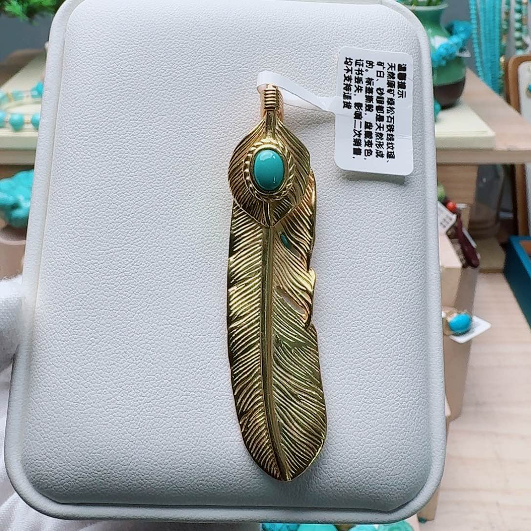 绿松石银S925镶嵌珠宝奇石