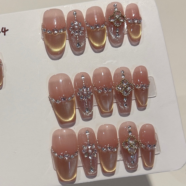 【梵克五花】显白纯手工穿戴美甲