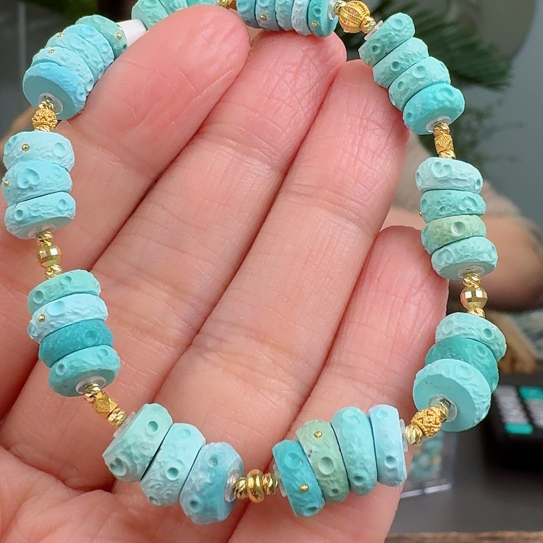 绿松石珠宝奇石未镶嵌