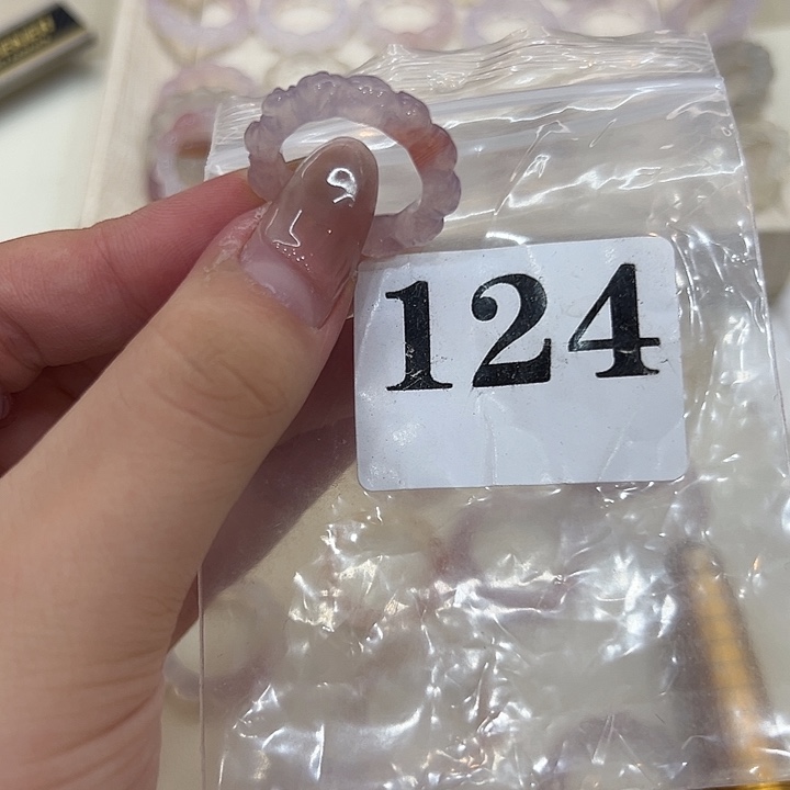 合金戒指玛瑙/玉髓124港16