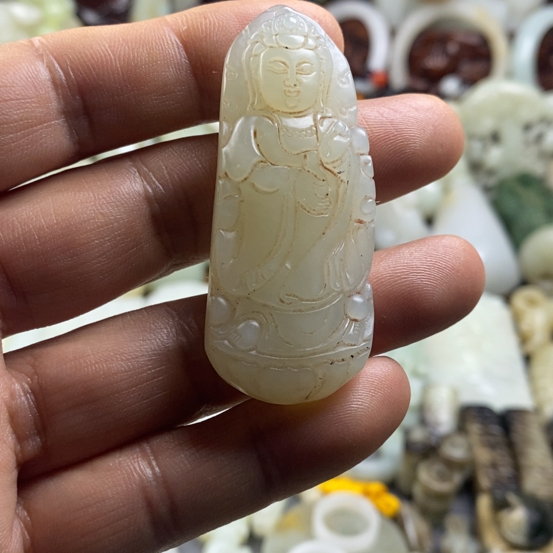 和田玉（糖玉）未镶嵌颈饰