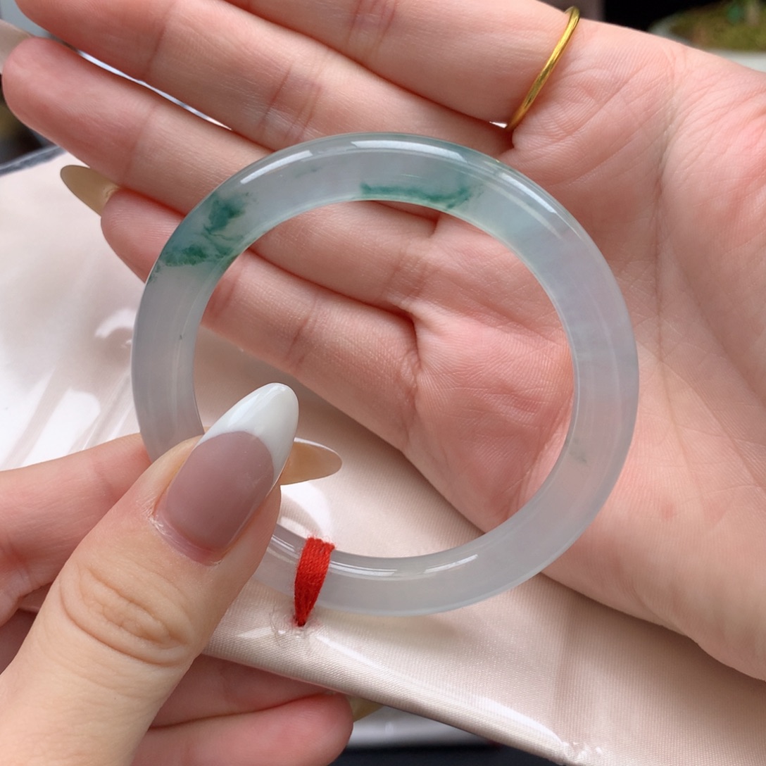 未镶嵌手镯翡翠新货小玻璃50圆条