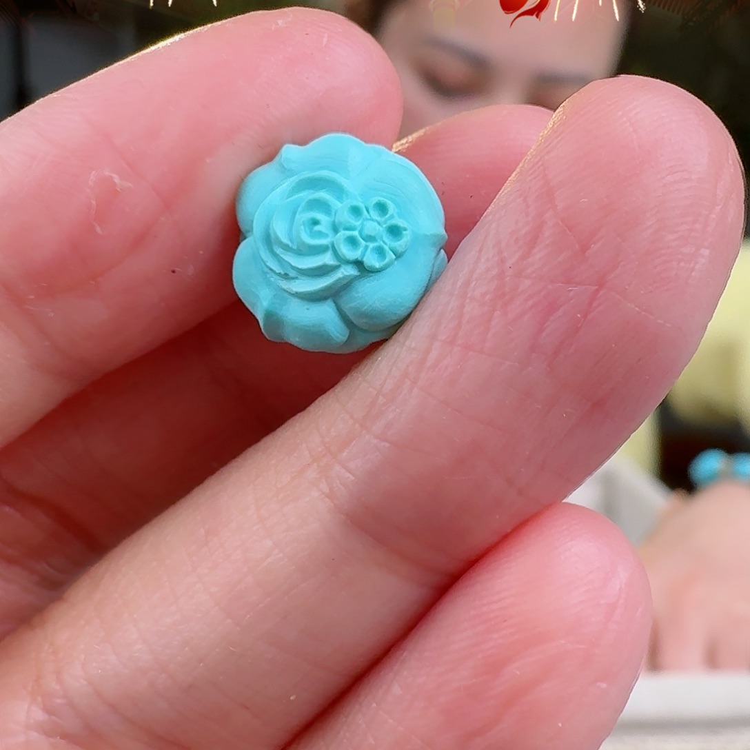 绿松石珠宝奇石未镶嵌