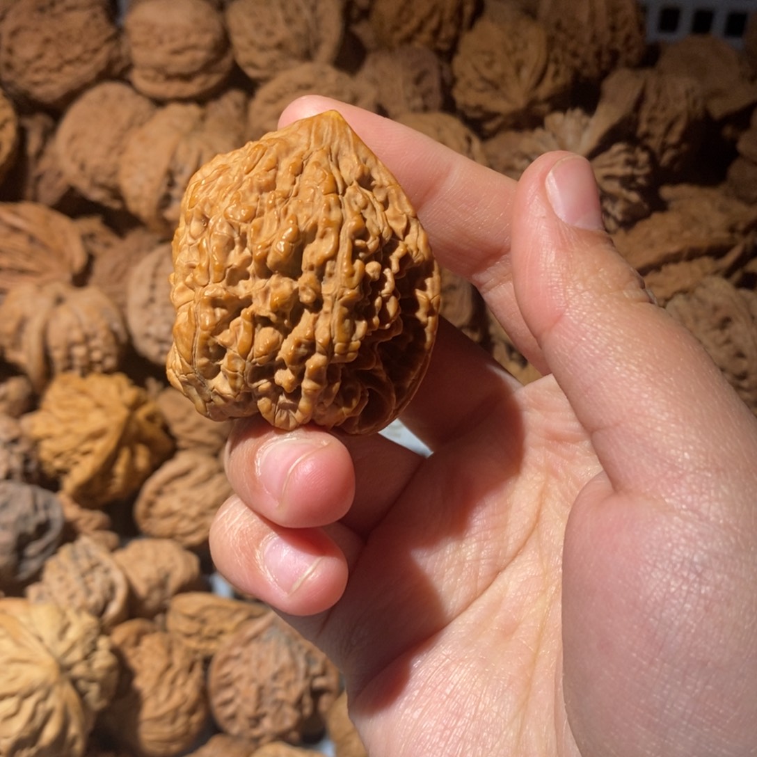 日***山文玩核桃吊坠文玩