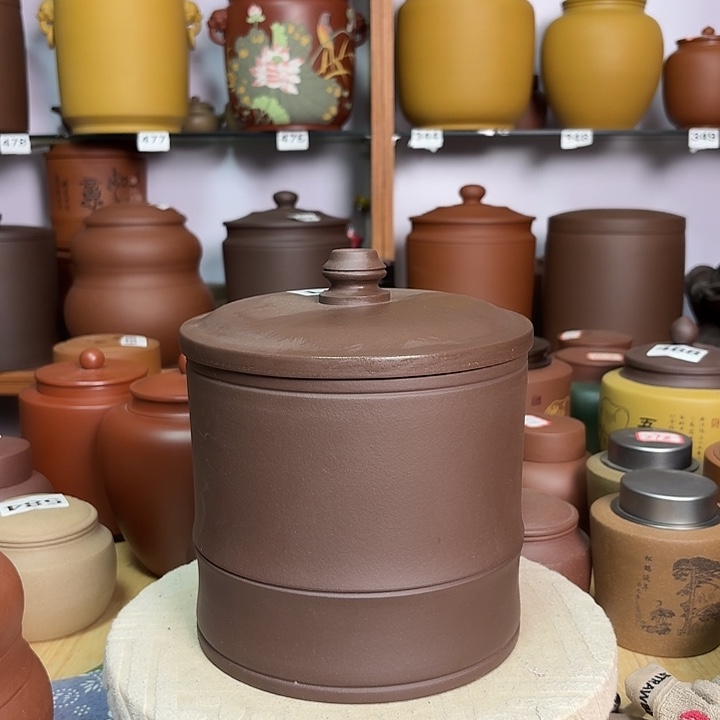 茶叶罐紫砂两斤茶叶罐501