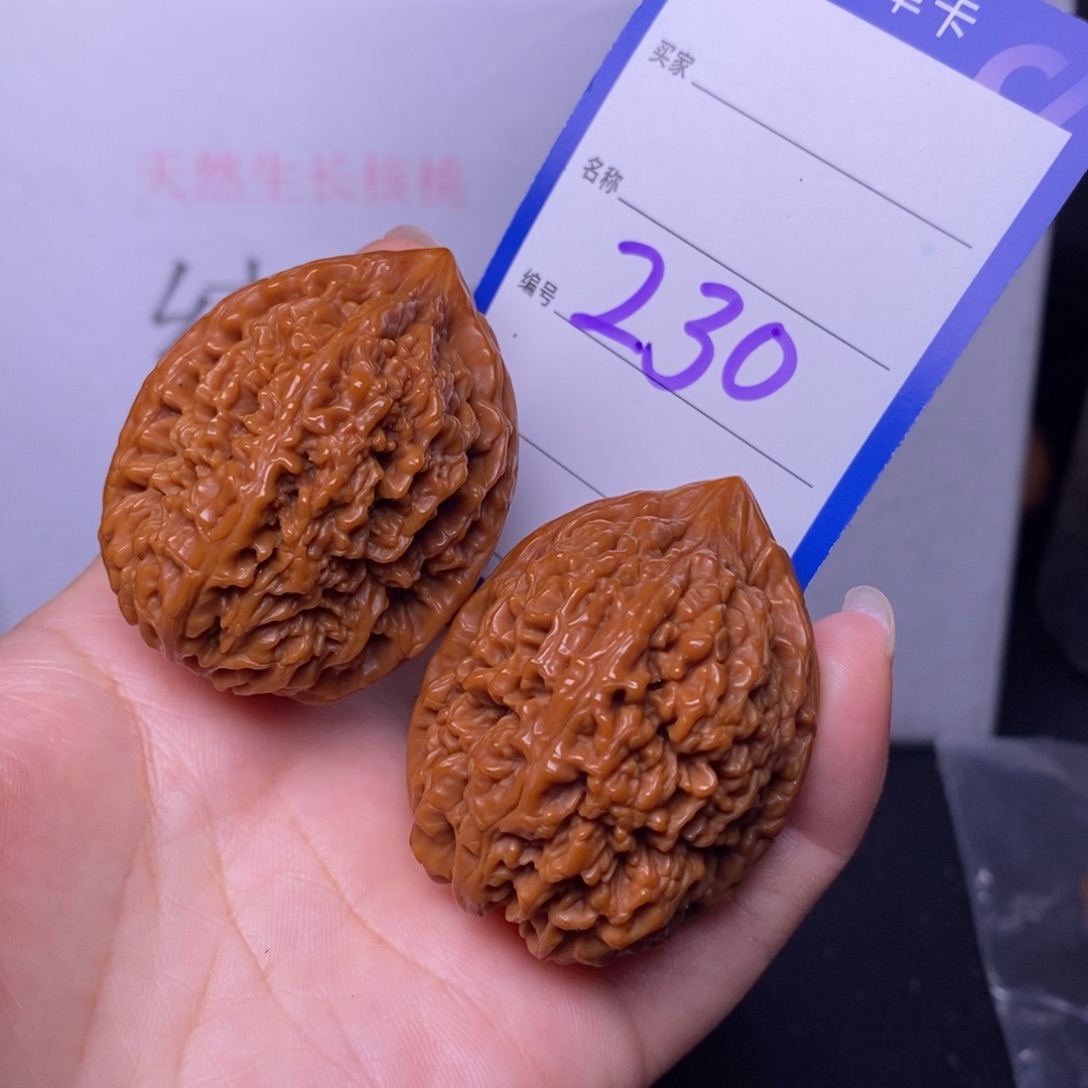 文玩核桃把件230/37蒜头