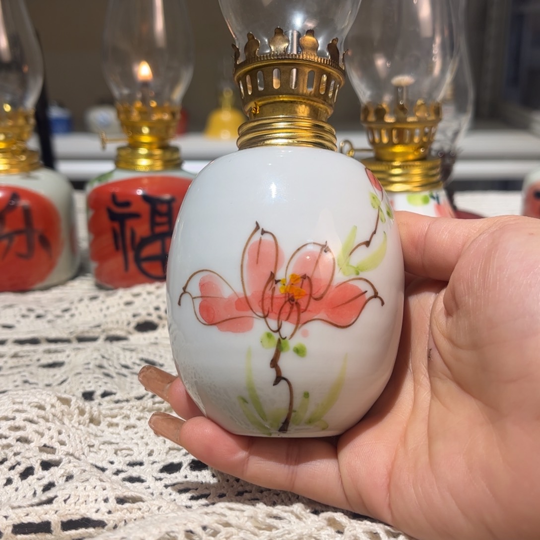 摆件景德镇陶瓷香薰灯