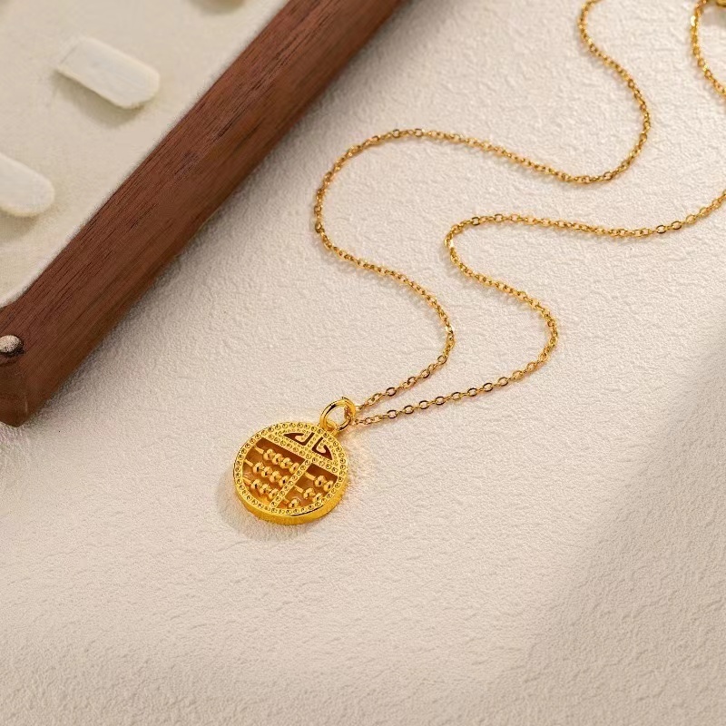 铜合金项链  A379  气质轻奢时尚ins百搭小众简约国风经典项链