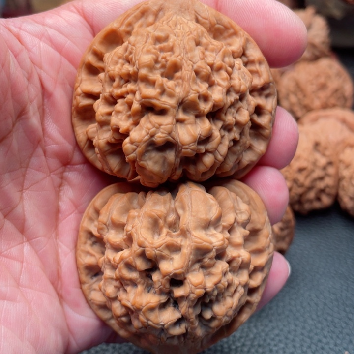 文玩核桃把件51全品麒麟纹官帽