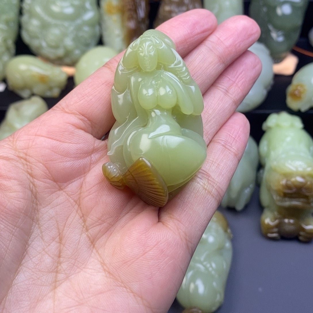 和田玉把件未镶嵌牧*